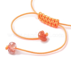 Браслет из натуральных и синтетических смешанных драгоценных камней и плетеный браслет из бусин для женщин&nbsp;BJEW-JB09254