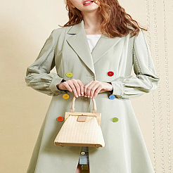 80 шт. 10 цвета пластиковые пуговицы&nbsp;BUTT-LP0001-54