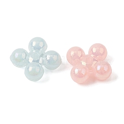 Непрозрачные акриловые бусины с УФ-покрытием&nbsp;OACR-G058-12