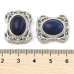 Натуральные ляпис-лазурь многонитевые звенья&nbsp;KK-M304-05P-03