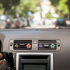 6 шт. зажимы для воздуховодов автомобиля из натурального драгоценного камня&nbsp;HJEW-DC00109