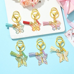 Брелок из акрила и эмали из сплава&nbsp;KEYC-FS00026-02