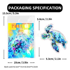 50 шт. водонепроницаемые наклейки из ПВХ с изображением морской черепахи&nbsp;PW-WG10E6D-01