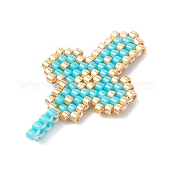 2 шт. подвески из стеклянного бисера 2 стилей&nbsp;PALLOY-MZ00883