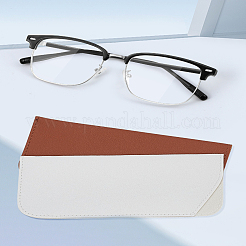 4шт. 4-цветный футляр для очков из искусственной кожи&nbsp;AJEW-LP0002-30D