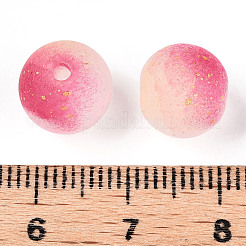 Стеклянные бусины с эффектом потрескивания&nbsp;LS-DGLA-T004-01H