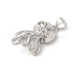 Стойки с подвесками из латуни в виде осьминога&nbsp;KK-Z056-03P