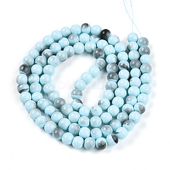 Выпечка окрашенные стеклянные бусины&nbsp;X1-DGLA-N013-8mm-03