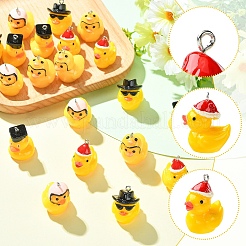 10шт 5 стиля подвески из смолы&nbsp;FIND-YW0011-49