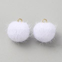 Подвески из искусственного норкового меха&nbsp;DIY-WH0401-92A