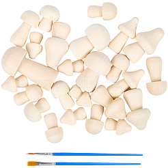 Пластиковая кисть с микродеталями&nbsp;DIY-CP0012-56