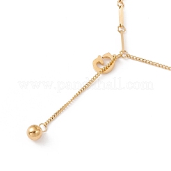 Буквица g с подвеской на длинной цепочке с кисточкой&nbsp;STAS-D184-05G