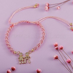 5 шт. Латунные подвески с микропаве&nbsp;ZIRC-SZ0002-50