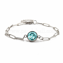 Стеклянные браслеты со стразами k9&nbsp;BJEW-JB05355