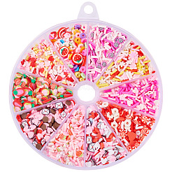 70гр 10 стиля кабошонов из полимерной глины ручной работы&nbsp;CLAY-SW0001-03A