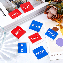 16 пара акриловых публичных знаков 2-х стилей&nbsp;DIY-FH0008-28A