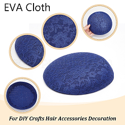 Круглая шляпа-фантаст из искусственной конопли для шляпной мастерской&nbsp;AJEW-WH0472-45C-01