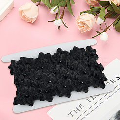 2 ярд цветочной кружевной отделки из полиэстера&nbsp;OCOR-CY0002-69B