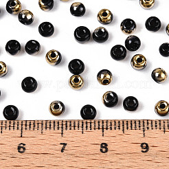 6/0 полупокрытая стеклянная бусина&nbsp;SEED-N008-04A