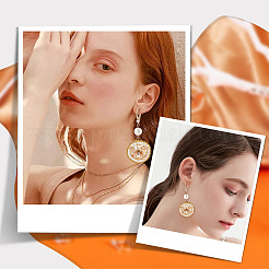 10 шт. латунная фурнитура для сережек с кубическим цирконием&nbsp;KK-BBC0003-91