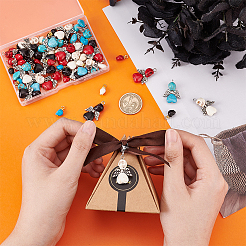 Синтетические бирюзовые подвески&nbsp;G-PH0036-02