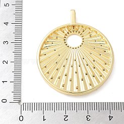 Латунные микро проложить кубического циркония подвески&nbsp;KK-K298-47G