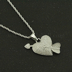 Кулон из цинкового сплава с сердцем и стрелой&nbsp;FS-WG537ED-02