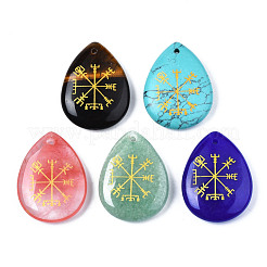 Природные и синтетические Gemstone подвески&nbsp;G-T122-72