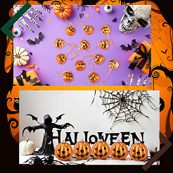 12 шт. пластиковые подвесные украшения для тематических украшений на Хэллоуин&nbsp;KY-WH20007-01