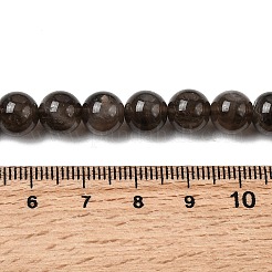 Природный дымчатый кварц нитей бисера&nbsp;X-G-B167-A09-8mm