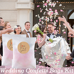 120 шт. плоские полупрозрачные пергаминовые вощеные бумажные пакеты для печенья&nbsp;STIC-CP0001-11E