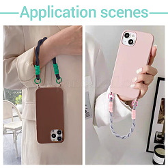 3 шт. 3 стиля полиэстеровый шнур для телефона ремешок на руку цепи&nbsp;AJEW-TA0002-62A