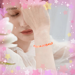 100шт 2 стиля прозрачные акриловые бусины&nbsp;OACR-SC0002-41A