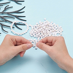 500 шт. Покрытие акриловыми бусинами&nbsp;PACR-YW0001-07