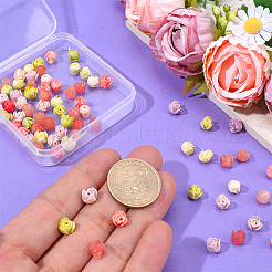 100шт 4 цвета синтетические коралловые бусины&nbsp;CORA-PA0001-03