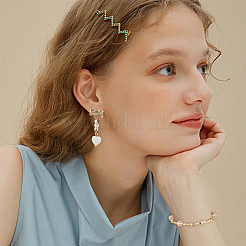 100 шт. Латунные дистанционные бусины&nbsp;KK-HS0015-30G