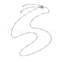 2 шт. 2 цвета 304 нержавеющая сталь слайдер ожерелье изготовление&nbsp;AJEW-JB01272