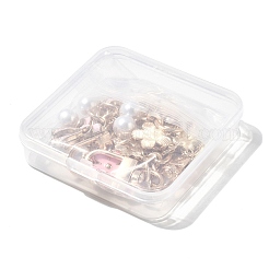 2 шт. 2 стиля сплав розовый эмаль цветок бант кулон кабель цепочка кошелек декоративные цепи&nbsp;AJEW-SC0031-22