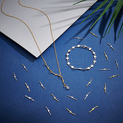 20 шт. 2-х цветные подвески-соединители из нержавеющей стали&nbsp;STAS-UN0065-27