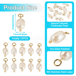 Подвески из натурального культивированного пресноводного жемчуга&nbsp;PALLOY-TAC0218