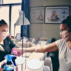 2шт нетканый материал фильтр для машинки для нейл-арта&nbsp;AJEW-GF0012-24