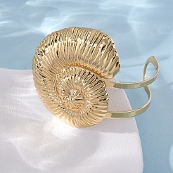 Браслеты-манжеты из сплава и железа для женщин&nbsp;BJEW-F501-04C-KCG