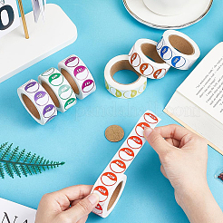 14 рулон 7-х цветных наклеек&nbsp;DIY-PH0032-85