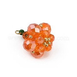 Подвески из стеклянных бусин на тему хэллоуина&nbsp;PALLOY-MZ00775-01