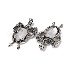 Натуральный кристалл кварца граненые большие подвески&nbsp;G-L524-04AS-10