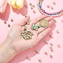 3 прядь бусины из полимерной глины ручной работы&nbsp;CLAY-CJ0002-01