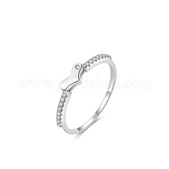 925 перстень из стерлингового серебра с микропаве из кубических цирконий для женщин&nbsp;FS-WGD3007-05