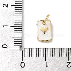 Латунь эмаль подвески&nbsp;KK-B155-15G-02