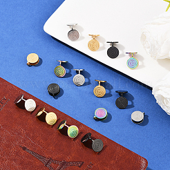 16 шт. 4-х цветные серьги-манжеты из нержавеющей стали 304 Vortex&nbsp;EJEW-SC0001-86