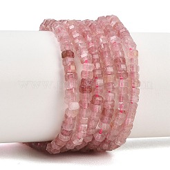 Природного кварца клубники нитей бисера&nbsp;G-G345-C22-2x4mm